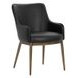 Winslow Bravo Black Upholstered Dining Armchair