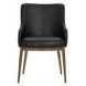 Winslow Bravo Black Upholstered Dining Armchair