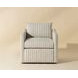 Orlena Gifford Script Upholstered Swivel Lounge Chair