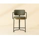 Jalen Ivanhoe Pine Upholstered Counter Height Stool