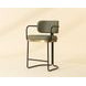 Jalen Ivanhoe Pine Upholstered Counter Height Stool