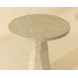 Kliff Natural 34" Round Concrete Top Outdoor Bar Table
