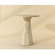 Kliff Natural 34" Round Concrete Top Outdoor Bar Table