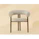 Nova Noah Ecru Performance Fabric Dining Arm Chair