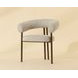 Nova Noah Ecru Performance Fabric Dining Arm Chair