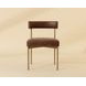 Seneca Bravo Cognac Upholstered Dining Chair Set of 2