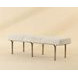 Nuvella Hailey Moon Upholstered 60" Accent Bench