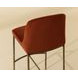 Nestorra Meg Rust Upholstered Barstool