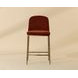 Nestorra Meg Rust Upholstered Counter Height Stool