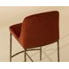 Nestorra Meg Rust Upholstered Counter Height Stool