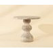 Raul Dune 34" Round Concrete Top Outdoor Bistro Table
