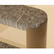 Gardiner Dark Emperador Outdoor Oval Console Table
