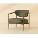 Heloise Ivanhoe Pine Upholstered Lounge Chair