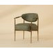 Heloise Ivanhoe Pine Upholstered Dining Arm Chair