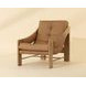 Rafferty Ludlow Sesame Leather Upholstered Lounge Chair