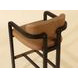 Cypress Ludlow Sesame Leather Upholstered Bar Stool