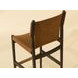 Nile Nubuck Caramel Leather Upholstered Bar Stool