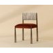 Baymont Meg Rust and Terri Nutmeg Upholstered Dining Chair Set of 2