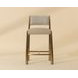 Baymont Napa Beige and Santa Cruz Oatmeal Upholstered Counter Height Stool