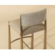 Baymont Napa Beige and Santa Cruz Oatmeal Upholstered Barstool