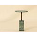 Mizani Sage Round Concrete Top Outdoor End Table
