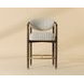 Freya Gifford Script Upholstered Counter Height Stool