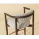 Freya Gifford Script Upholstered Counter Height Stool