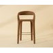 Avenlee Milliken Cognac Upholstered Barstool