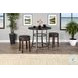 Havenstead Dark Brown 36" Round Counter Height Dining Table