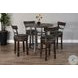 Havenstead Dark Brown 36" Round Counter Height Dining Table