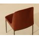 Nestorra Meg Rust Upholstered Dining Chair Set of 2