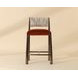 Baymont Meg Rust and Terri Nutmeg Upholstered Counter Height Stool