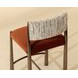 Baymont Meg Rust and Terri Nutmeg Upholstered Counter Height Stool