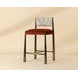 Baymont Meg Rust and Terri Nutmeg Upholstered Counter Height Stool