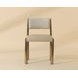 Baymont Napa Beige and Santa Cruz Oatmeal Upholstered Dining Chair Set of 2