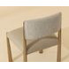 Baymont Napa Beige and Santa Cruz Oatmeal Upholstered Dining Chair Set of 2