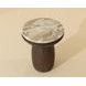 Orlena Macchiato Outdoor Round End Table
