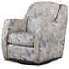 Alba Pewter Swivel Glider Accent Chair