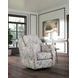 Alba Pewter Swivel Glider Accent Chair