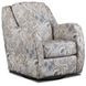 Alba Pewter Swivel Glider Accent Chair