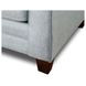 Grande Mist Gray Performance Fabric Accent Chair with 2 Throw Pillows