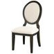 Twyla Cream and Dark Cocoa Side Chair Set of 2