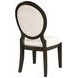 Twyla Cream and Dark Cocoa Side Chair Set of 2