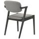 Stevie Brown Grey and Black Side Chair Set of 2