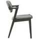 Stevie Brown Grey and Black Side Chair Set of 2