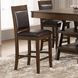 Dewey Brown and Walnut Counter Height Chair Set of 2