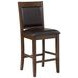 Dewey Brown and Walnut Counter Height Chair Set of 2