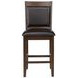 Dewey Brown and Walnut Counter Height Chair Set of 2