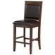 Dewey Brown and Walnut Counter Height Chair Set of 2