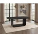Leandro Burnished Black Extendable Rectangular Dining Room Set